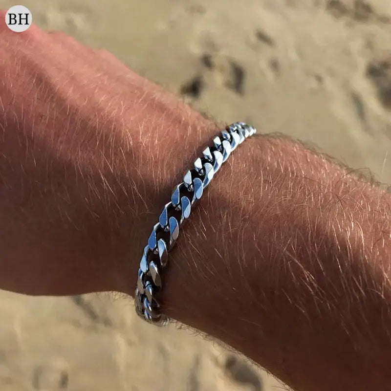 Bracciale uomo acciaio